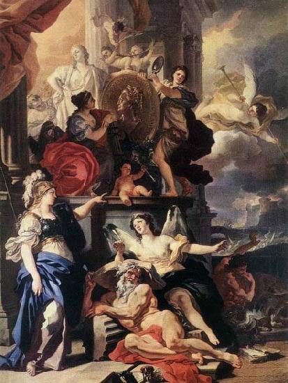 Francesco Solimena Allegory of Reign oil painting image